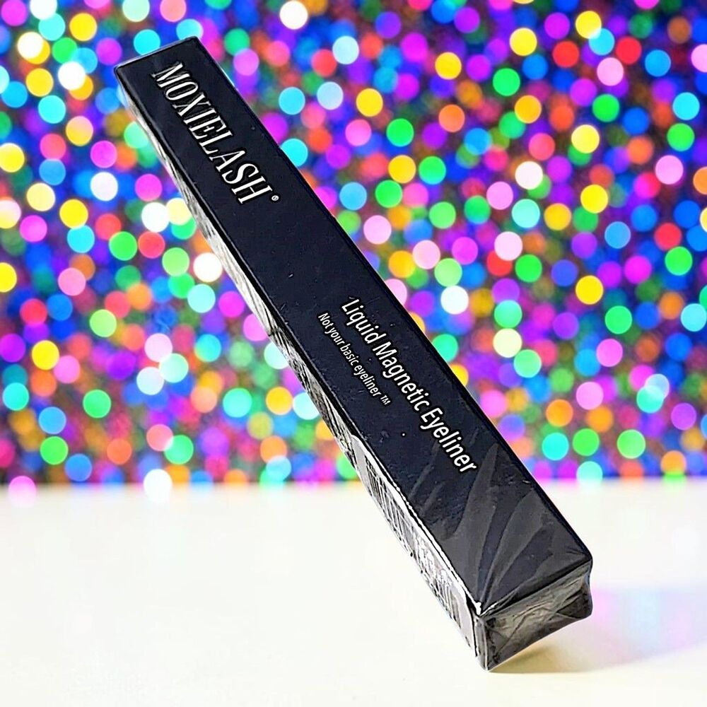 MoxieLash Magnetic Liquid Eyeliner in Black Full Size New In Sealed Box